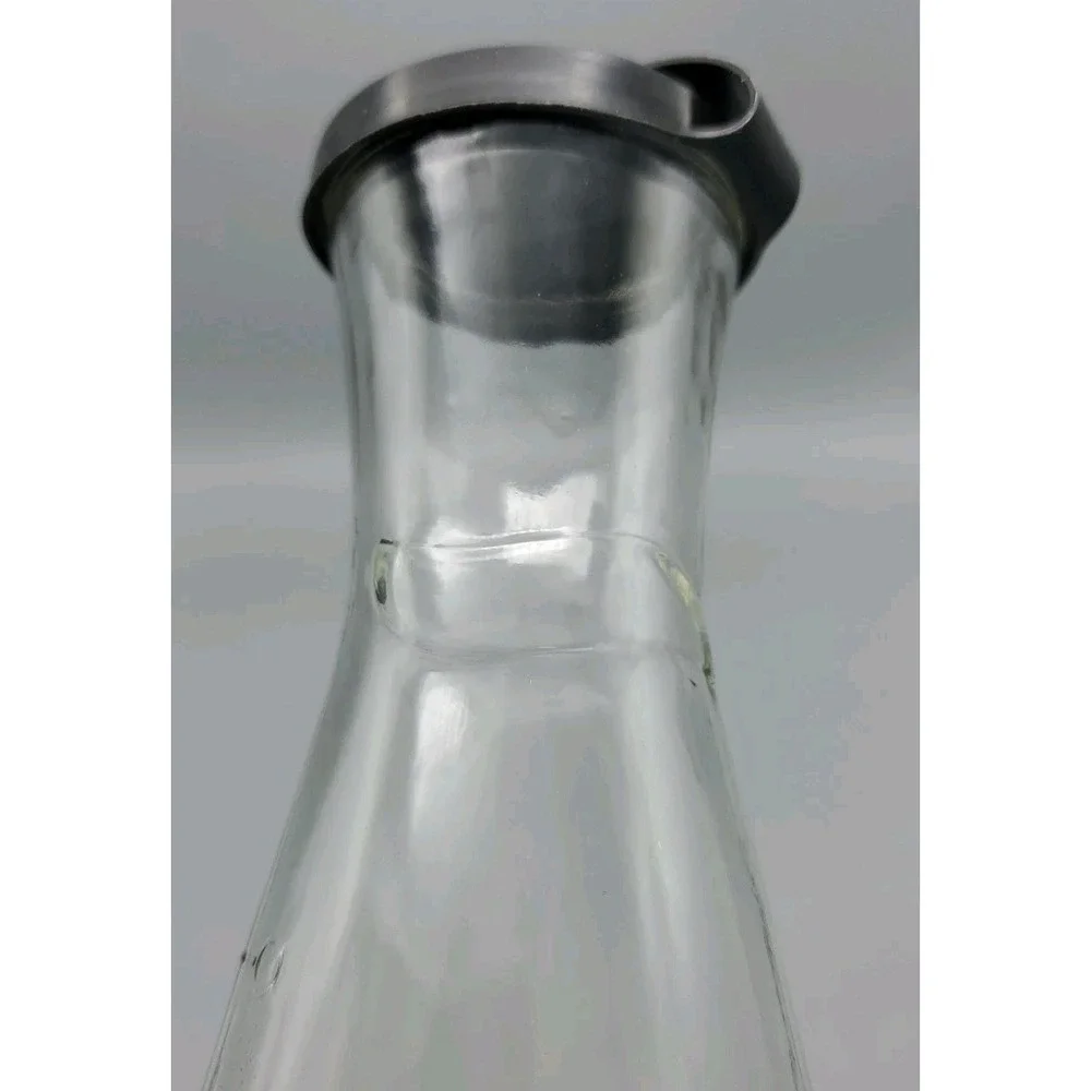 Good Seasons‎ Glass Cruet with Markings For Oil Vinegar Water and Top